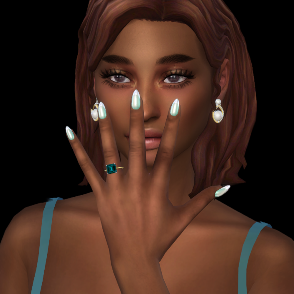 Teal Sapphire Engagement ring - The Sims 4 Create a Sim - CurseForge