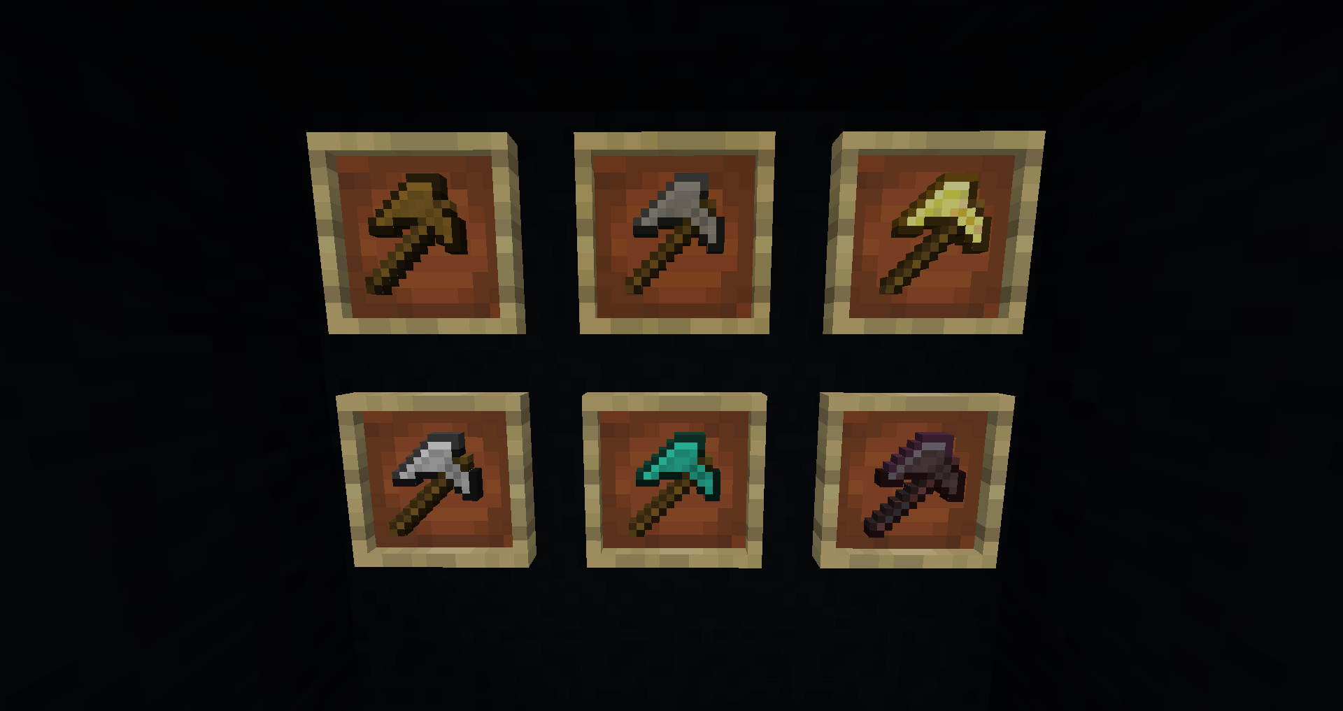Retextured axes