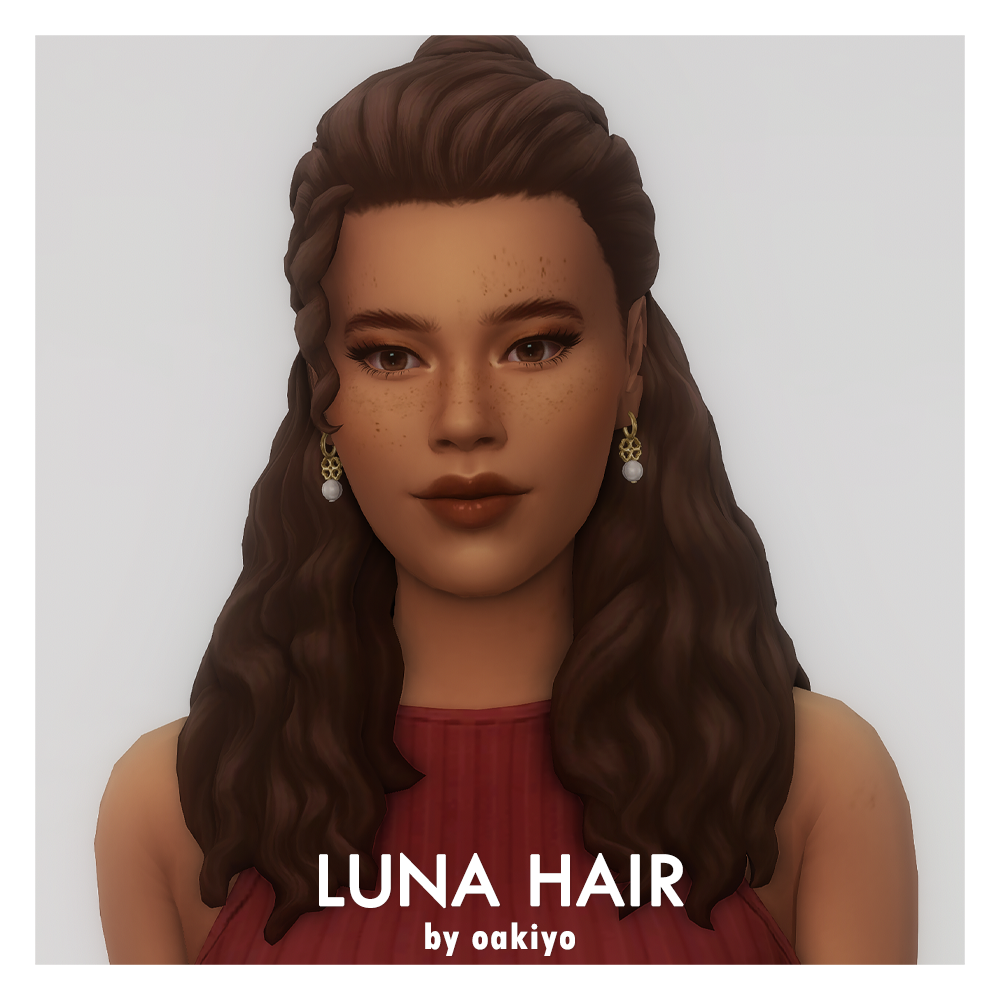 oakiyo - Rosie Hair - The Sims 4 Create a Sim - CurseForge