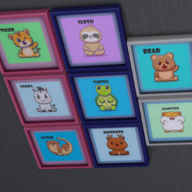 English Animal Art in game