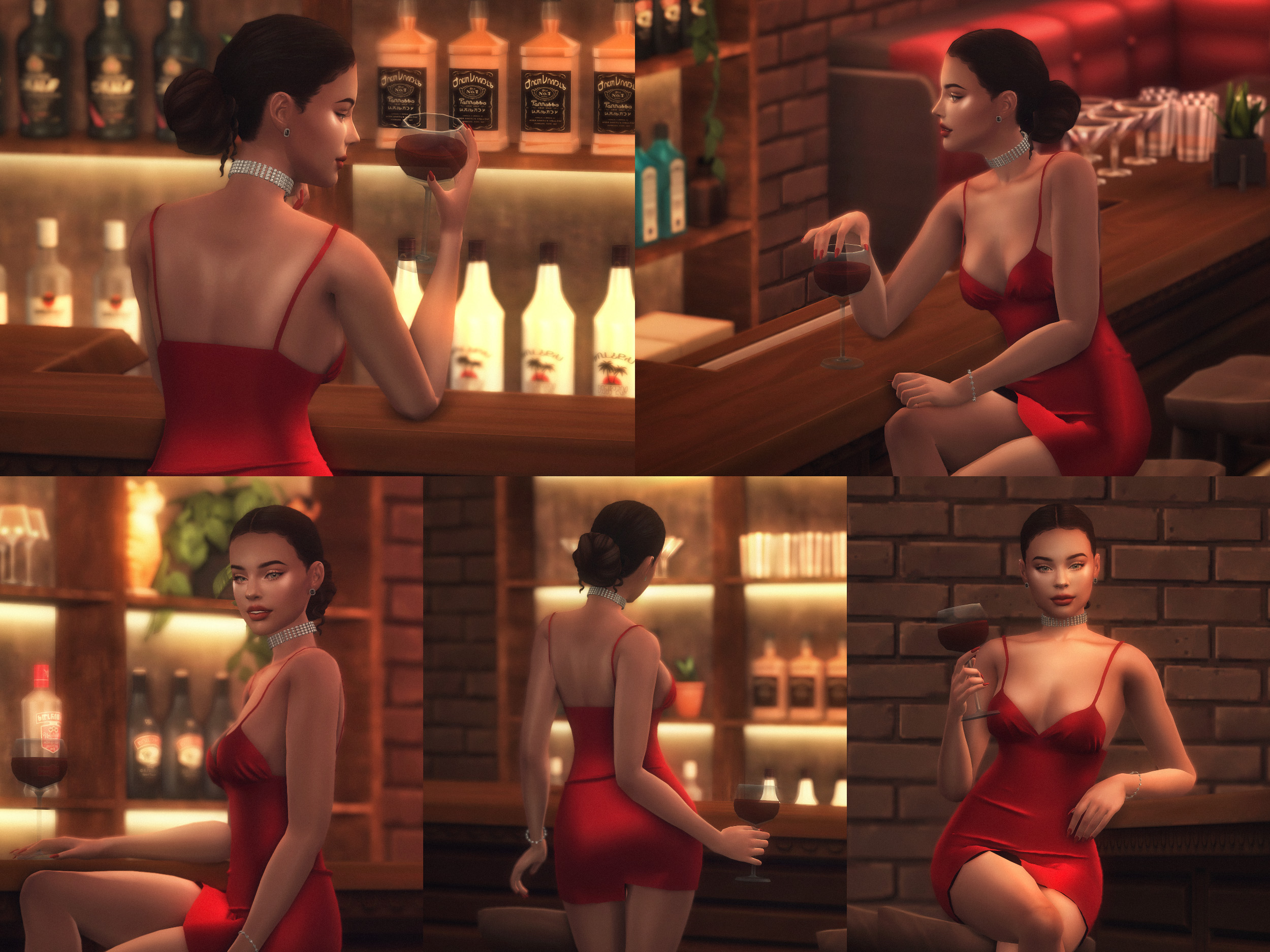 Drink O'Clock at The Bar Pose Pack 