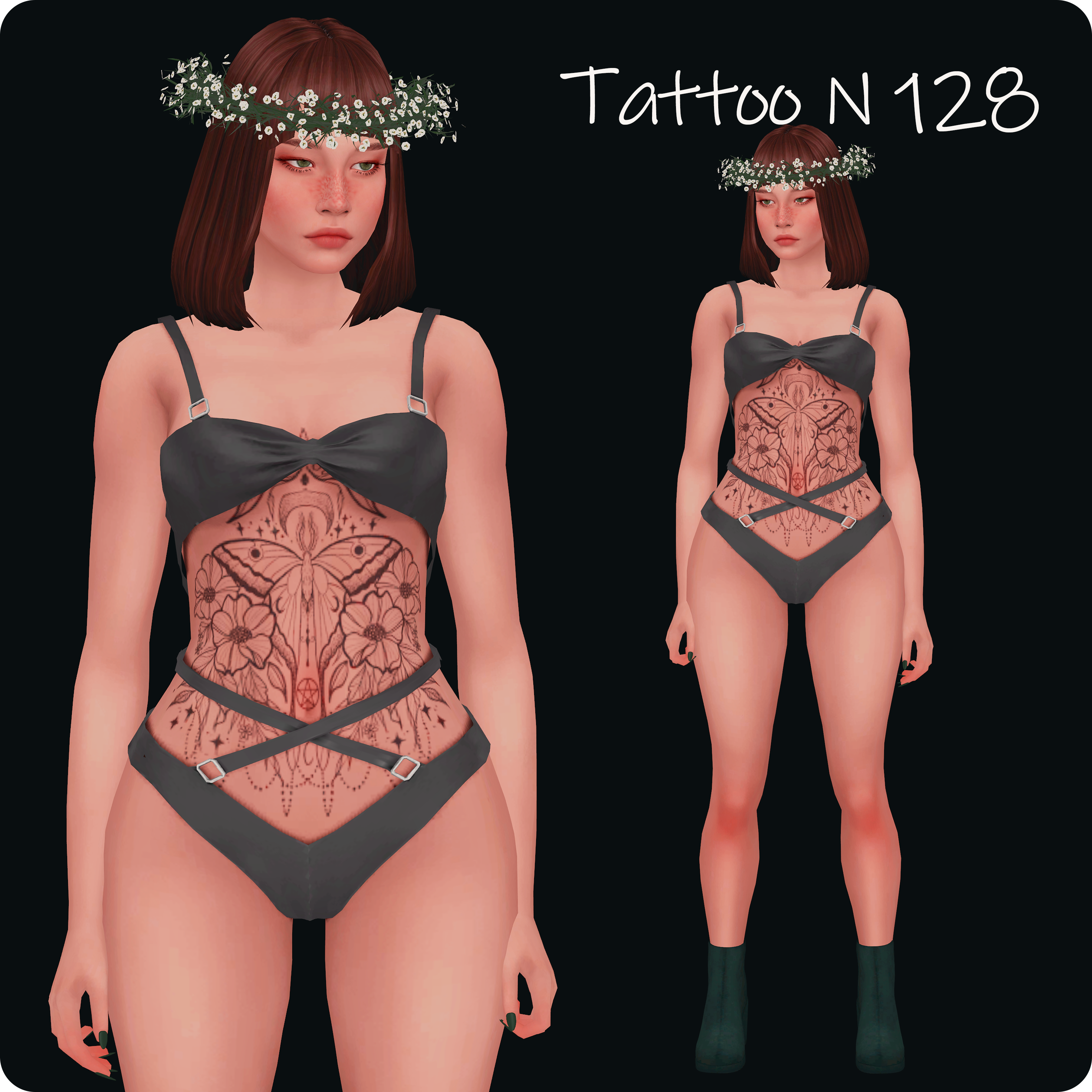 Classic String Lace Brassiere - The Sims 4 Create a Sim - CurseForge