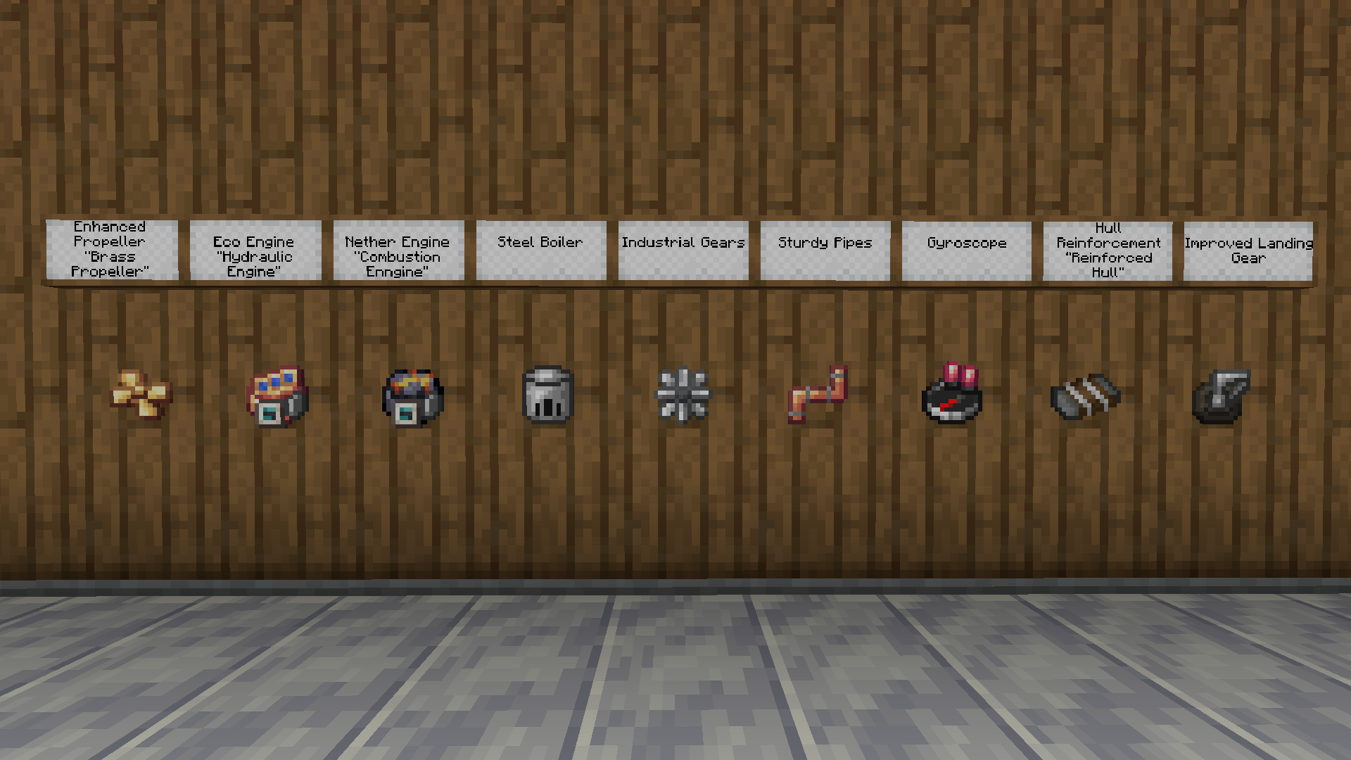 Upgrade Items (Old Textures - 1.1)