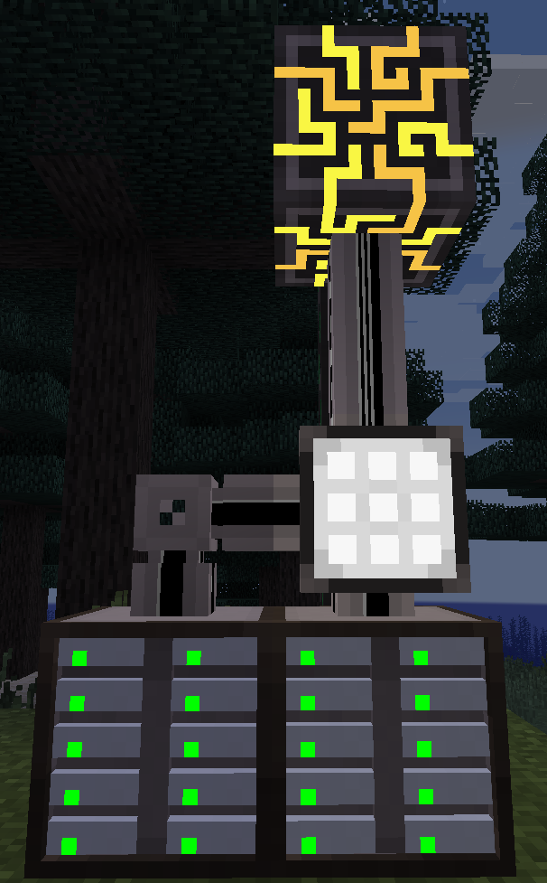 A simple storage network using the ME system from Applied Energistics
