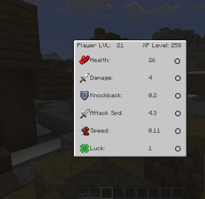 RPG stats Screenshots - Mods - Minecraft