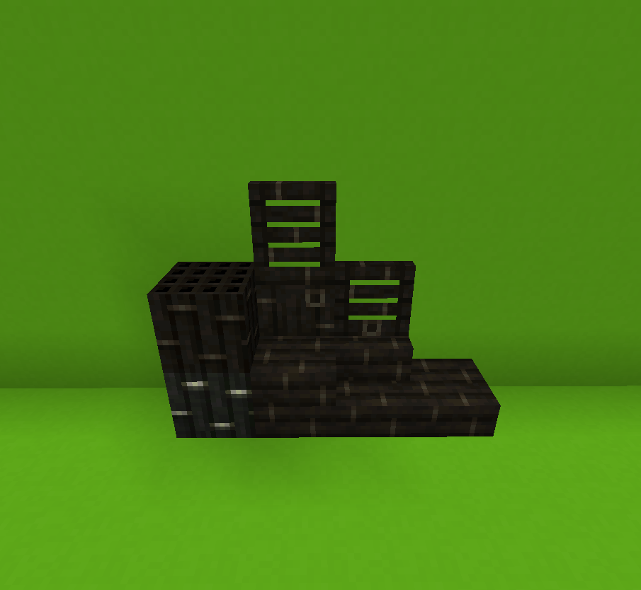 Dark bamboo blocks