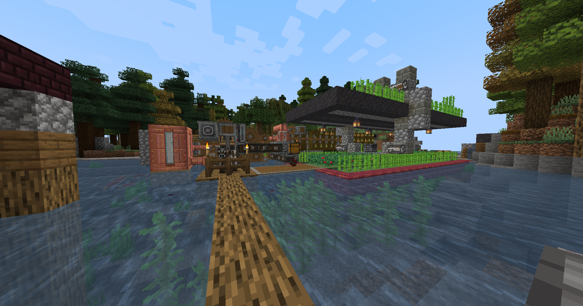 This is a chocolate-glazed berry farm by me.
