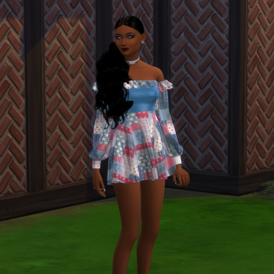 AZALEA DRESS - The Sims 4 Create a Sim - CurseForge