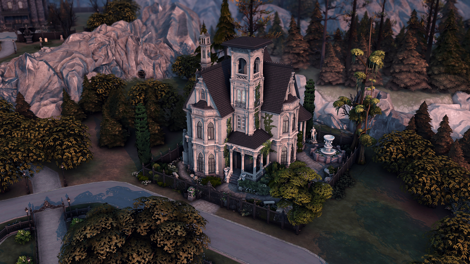 Vampires haunted home - The Sims 4 Rooms / Lots - CurseForge