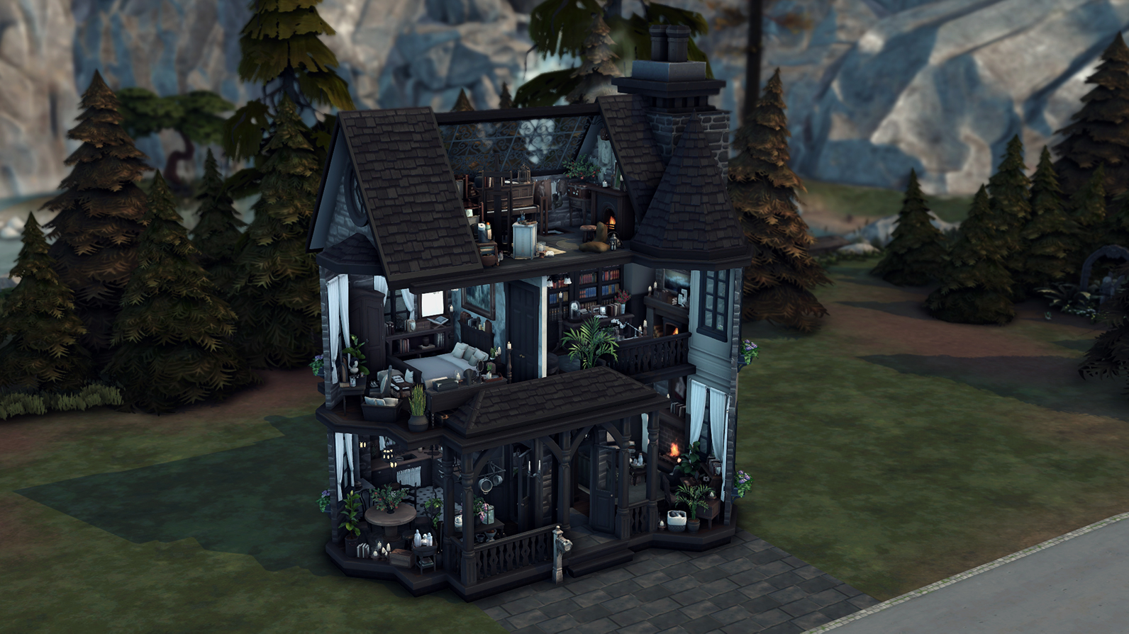 Vampire dollhouse