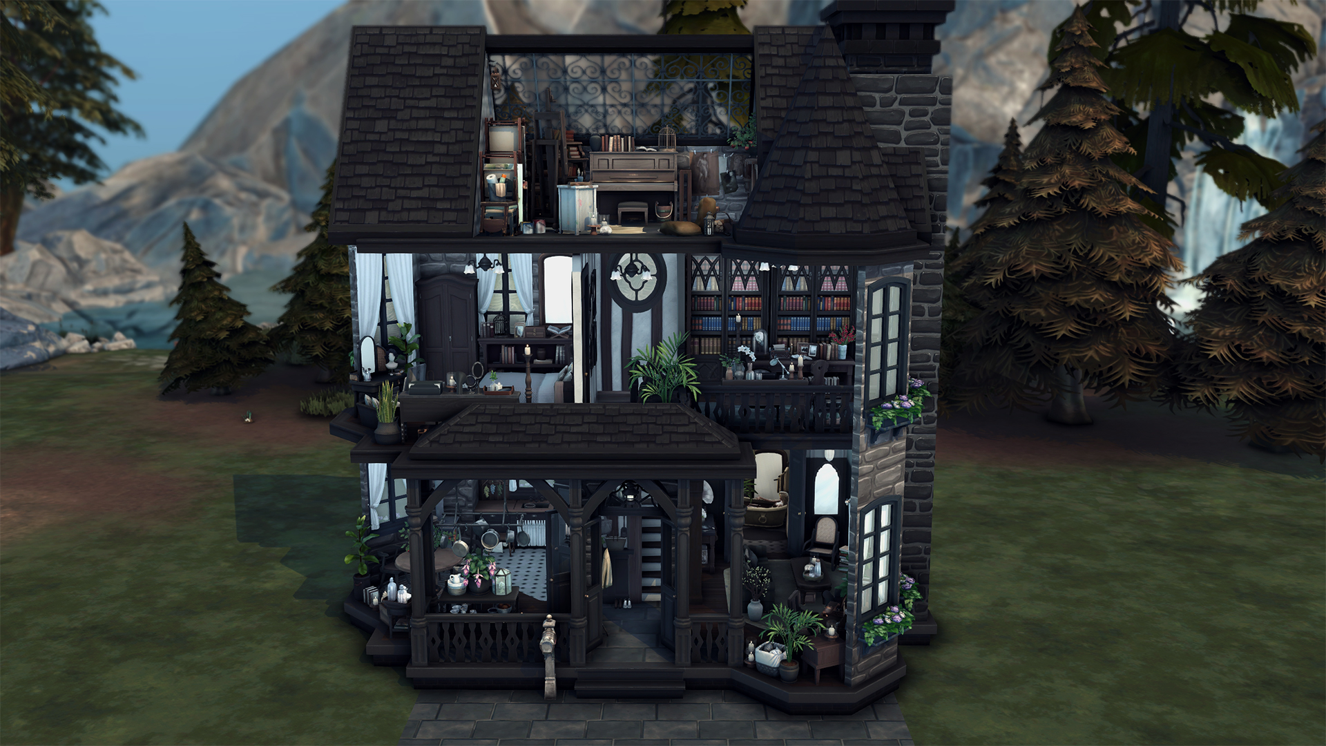 Vampire dollhouse