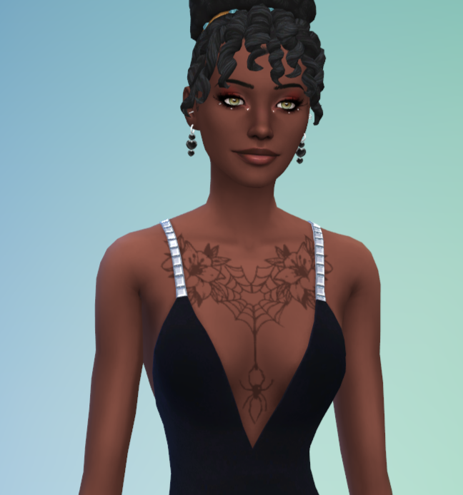 Dark skin tone with lightest swatch