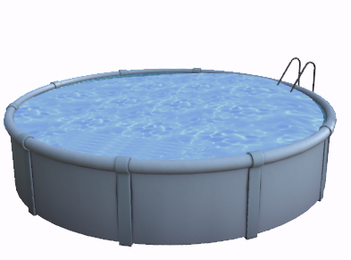 Rubber pool