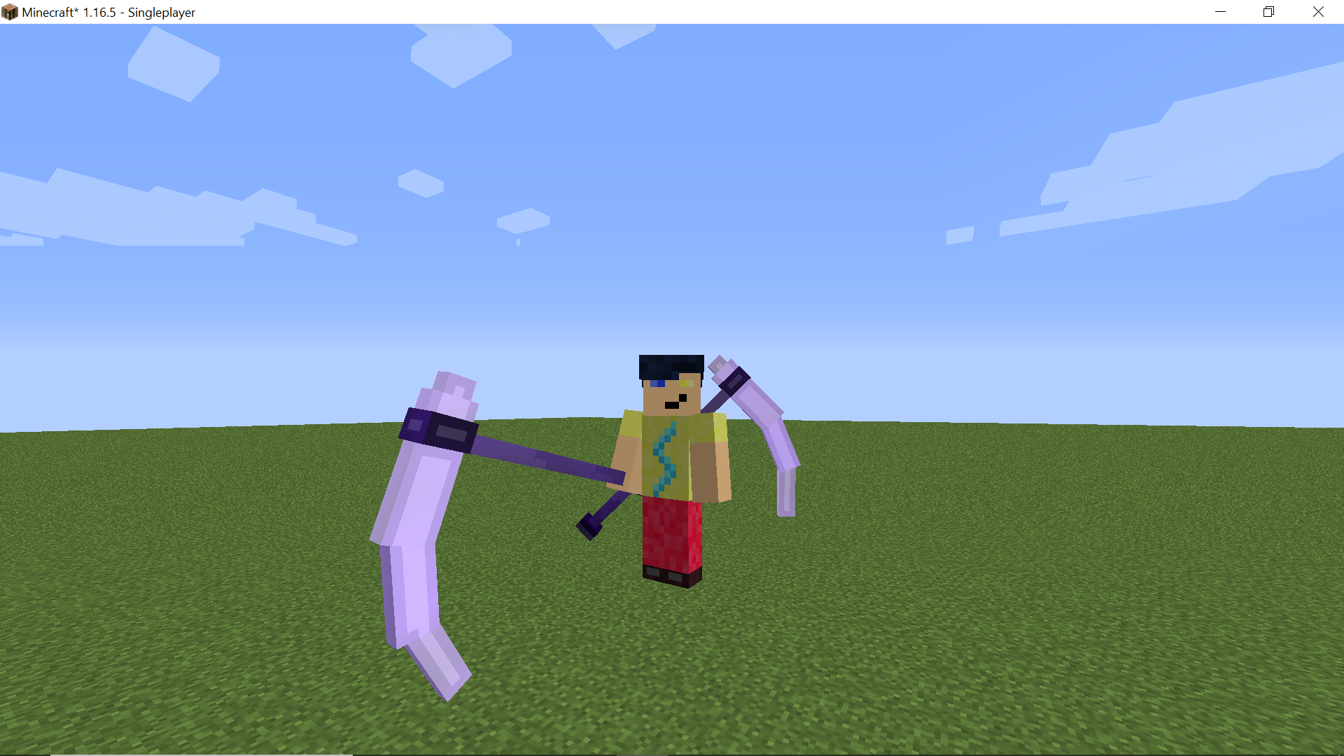 the new death scythe model with one on the back