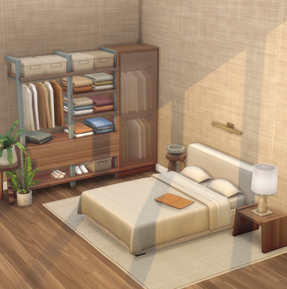 Pierisim - DAVIDs APARTMENT - The Bedroom - The Sims 4 Build  Buy -  CurseForge