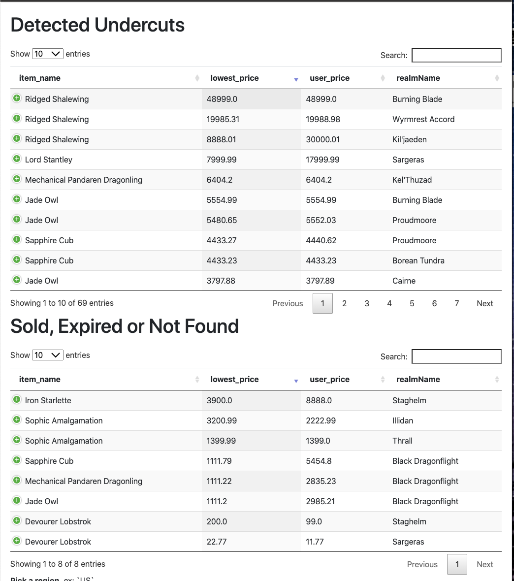 Alpha web check