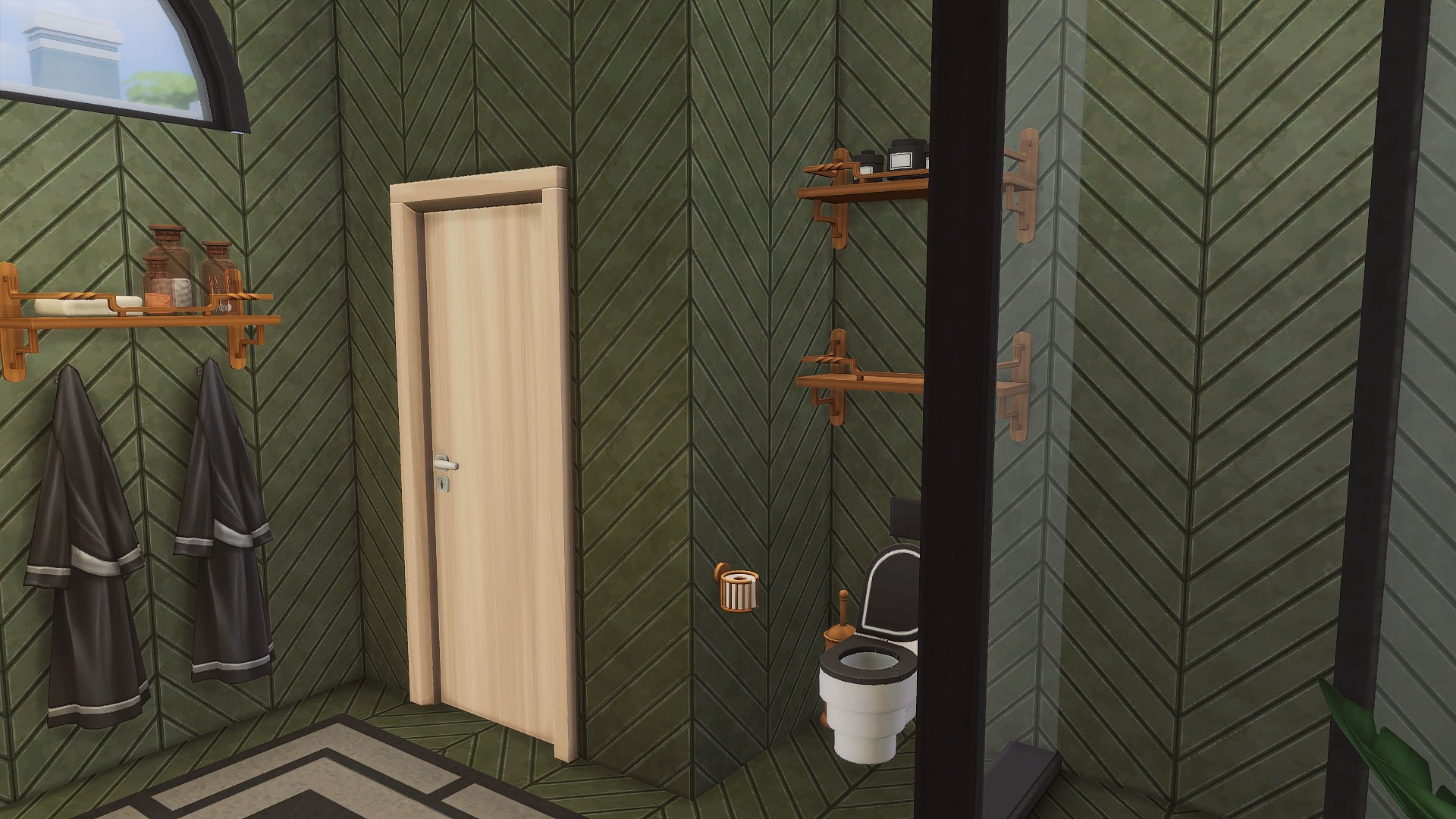 luxe green bath