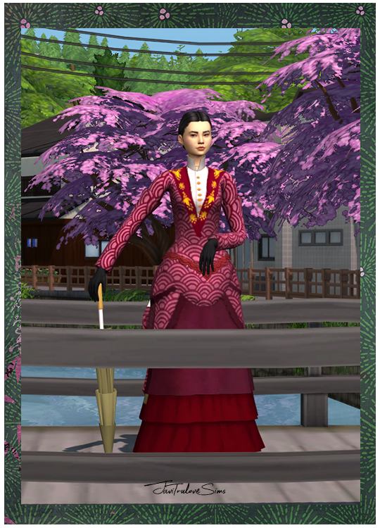 "Meiji Komorebi" Dress - The Sims 4 Create a Sim - CurseForge