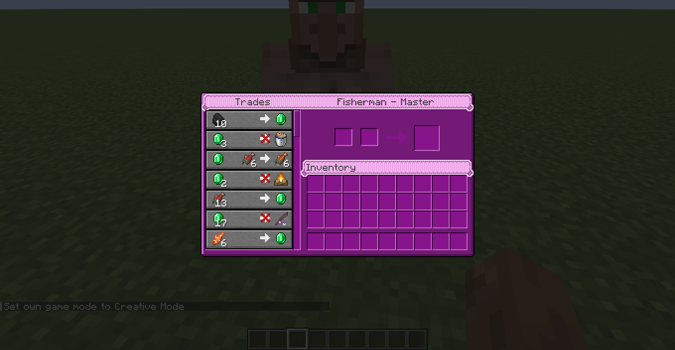 Villager Trading