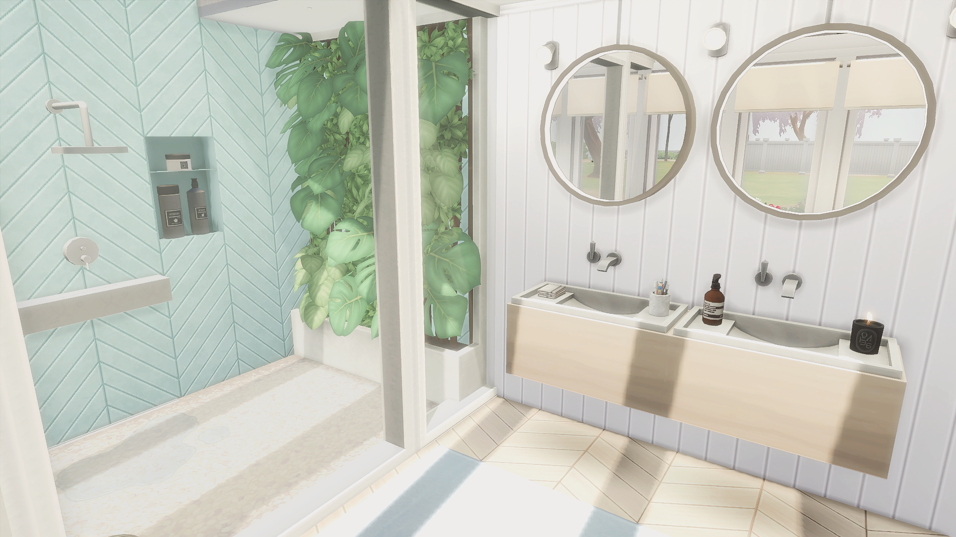 beachy bathroom