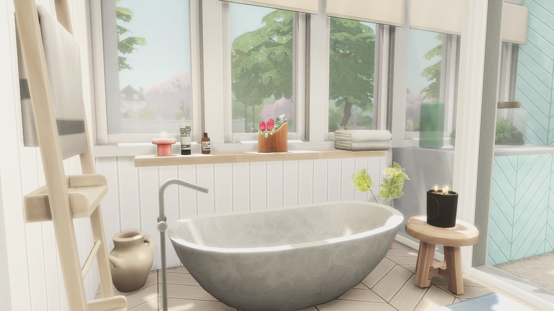 beachy bathroom