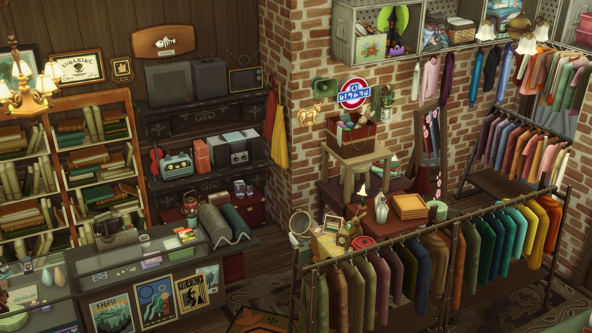 Thrift & Bubble Tea Store - The Sims 4 Rooms / Lots - CurseForge