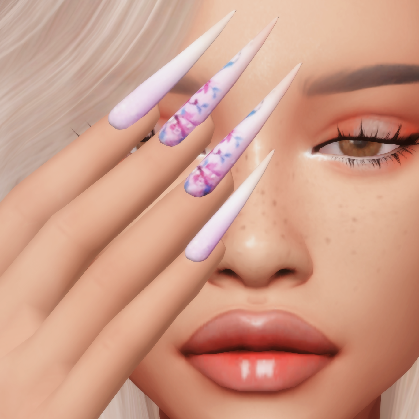 Nails Set Flowers 2 P4