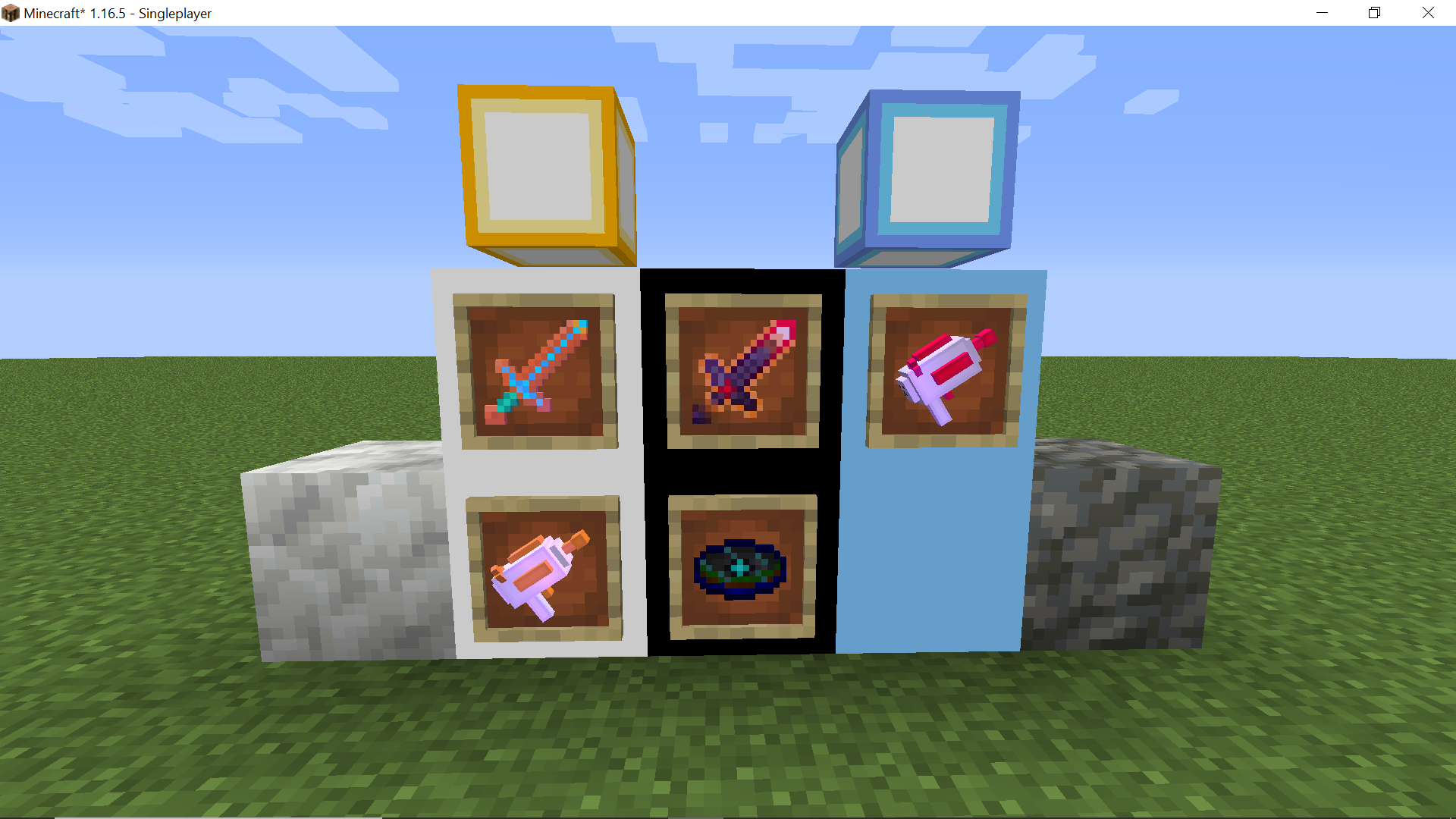 also you can wear the miniature sun and moon using replaceitem