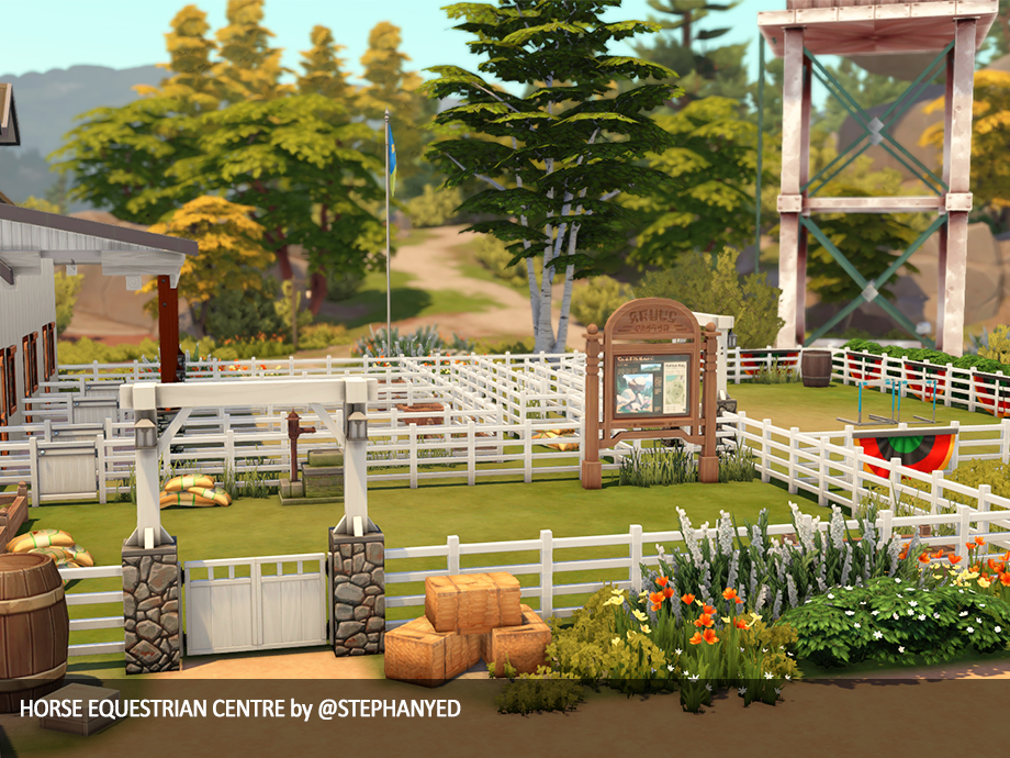 Horse Equestrian Centre (No CC) - The Sims 4 Rooms / Lots - CurseForge