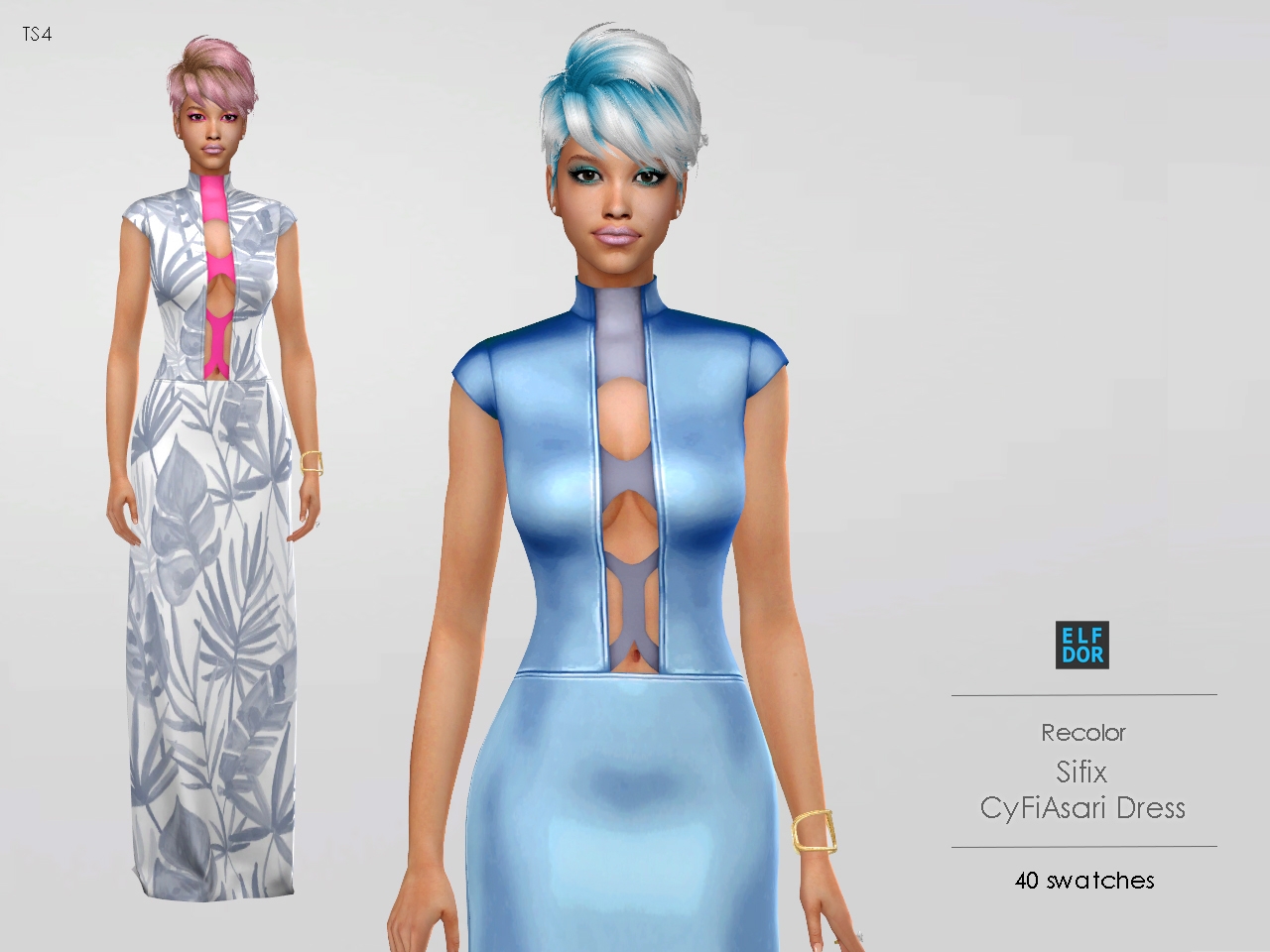 AZALEA DRESS - The Sims 4 Create a Sim - CurseForge