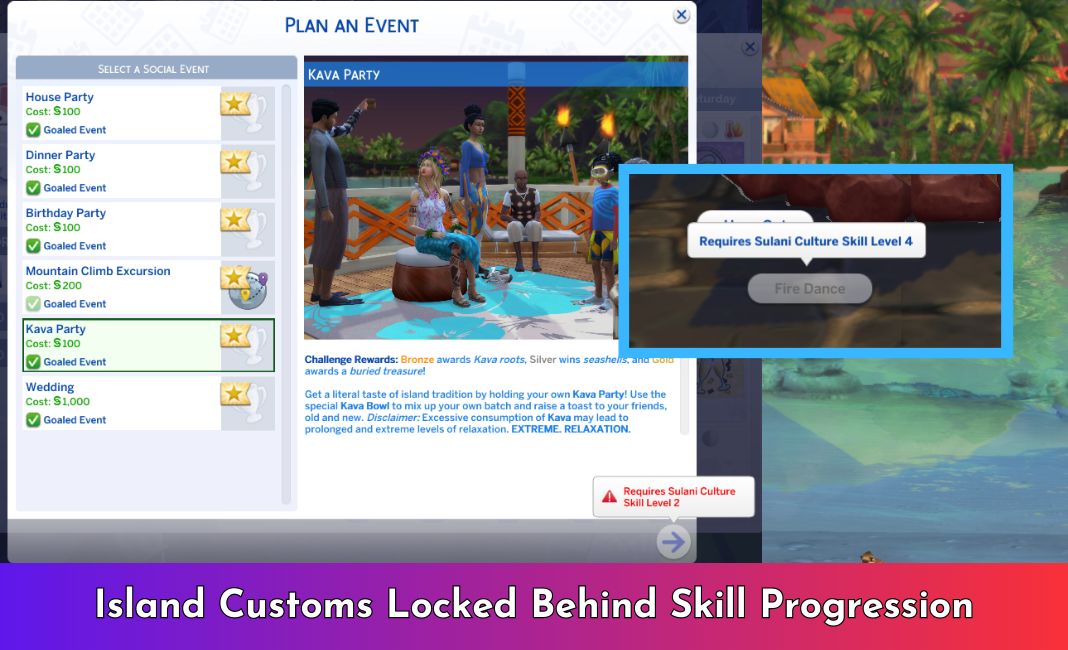 Sulani Culture Skill Locks Kava Party and Firedancing