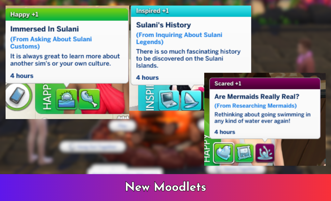 Sulani Culture New Moodlets