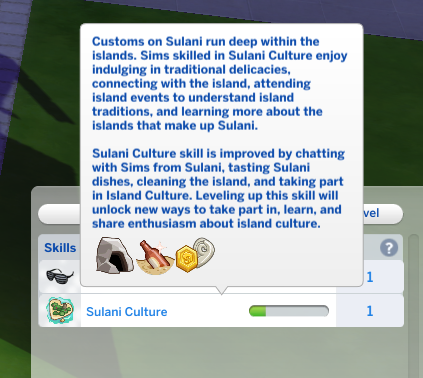 Sulani Culture Skill Description Overview