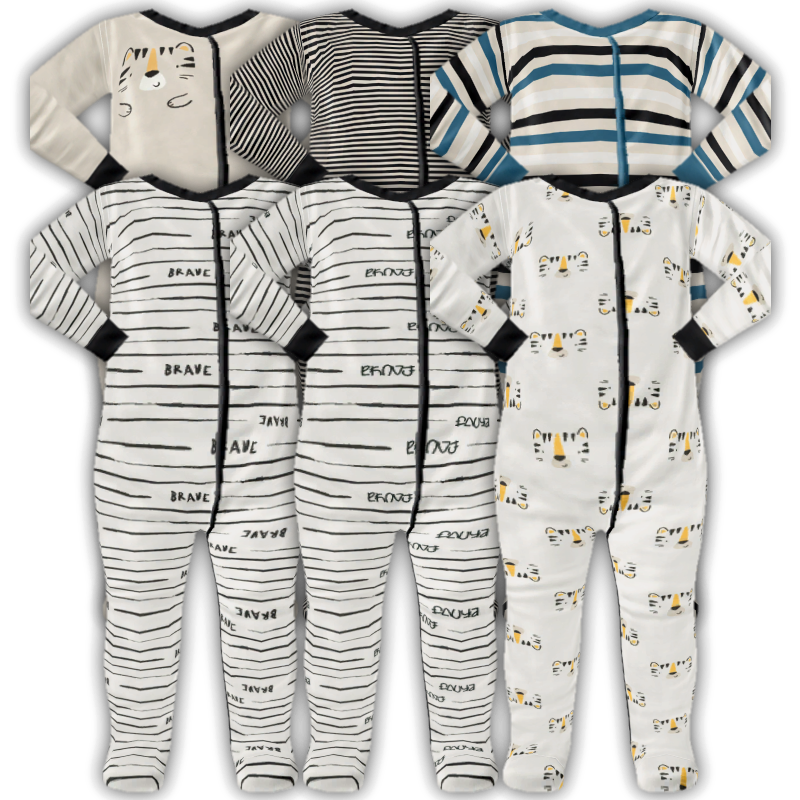 Infant Tiger Footie Pajamas Screenshots The Sims 4 Create a Sim