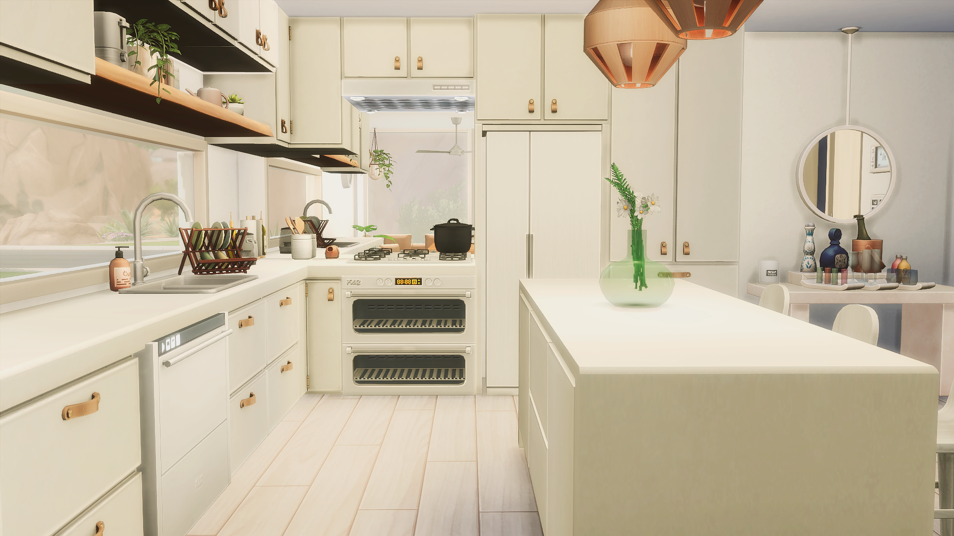 beachy kitchen