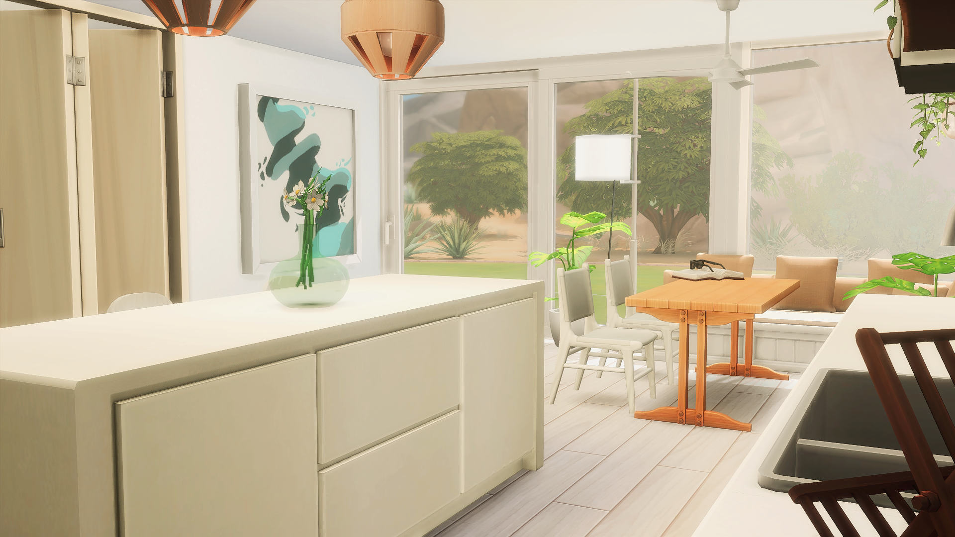 beachy kitchen