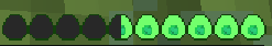 How the food icon looks when suffering from hunger.
