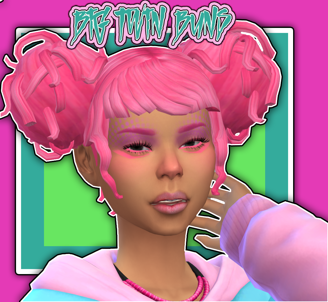 Luna Hair - Aretha - The Sims 4 Create a Sim - CurseForge