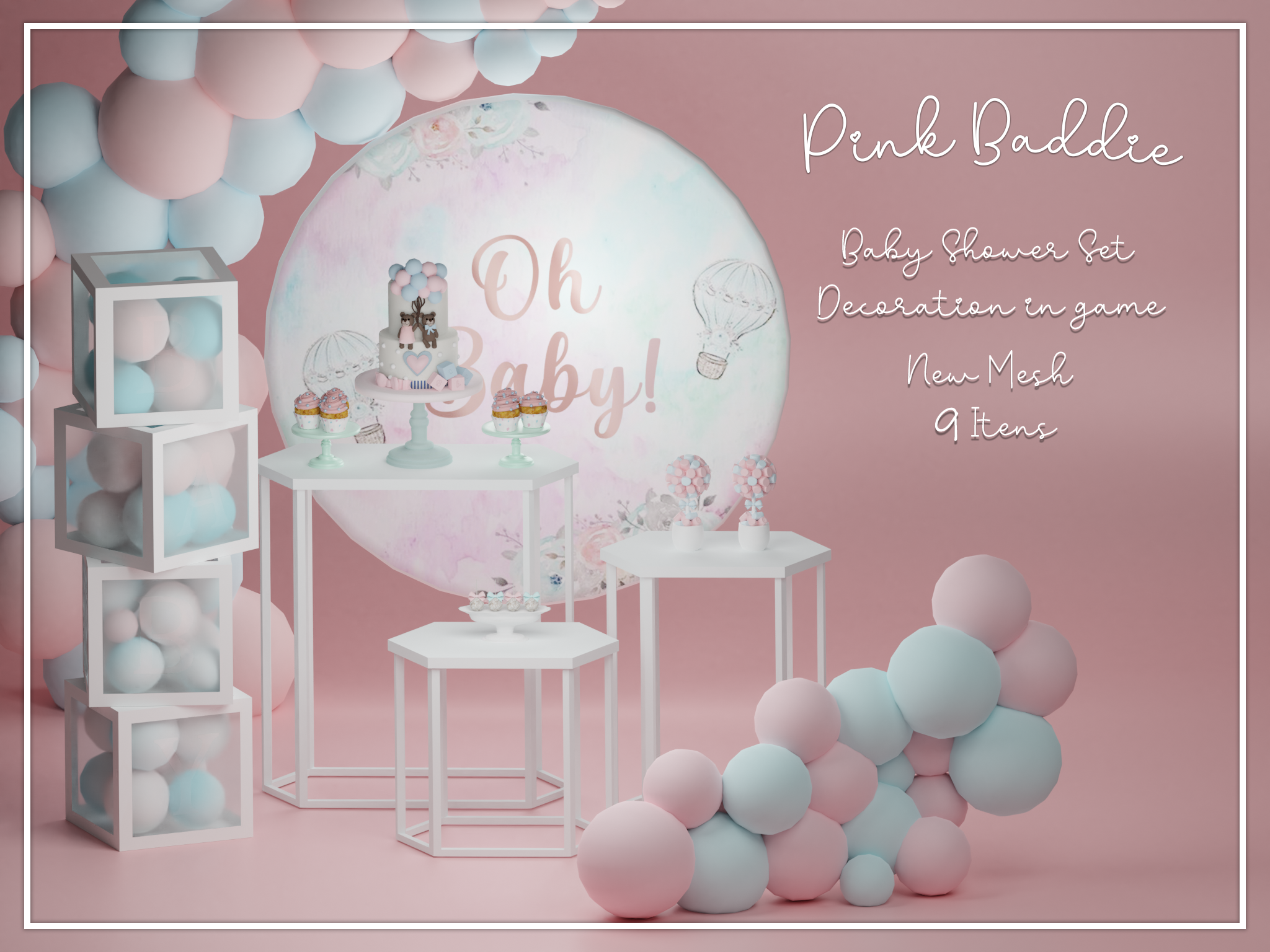 [PB] Baby shower set