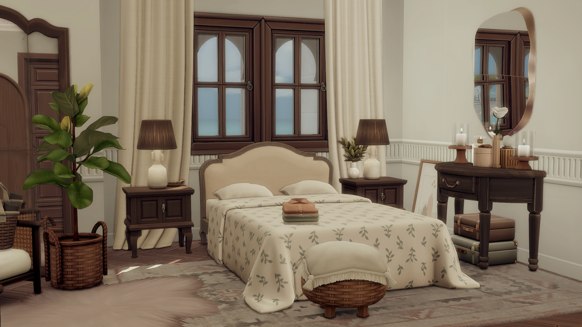 Mediterranean bedroom