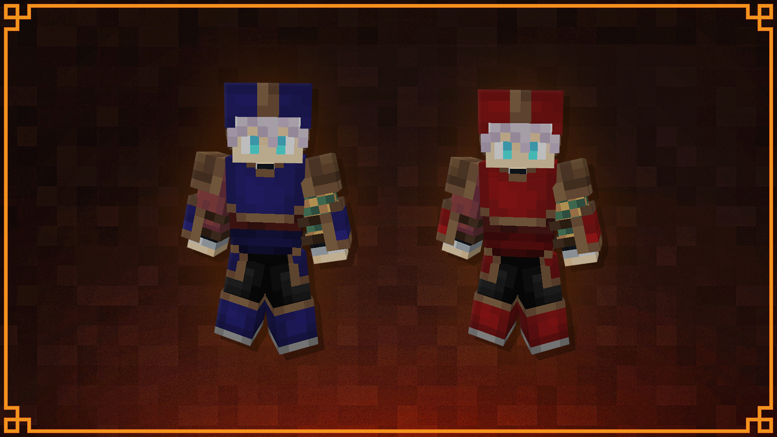 Color leather armor for mini games