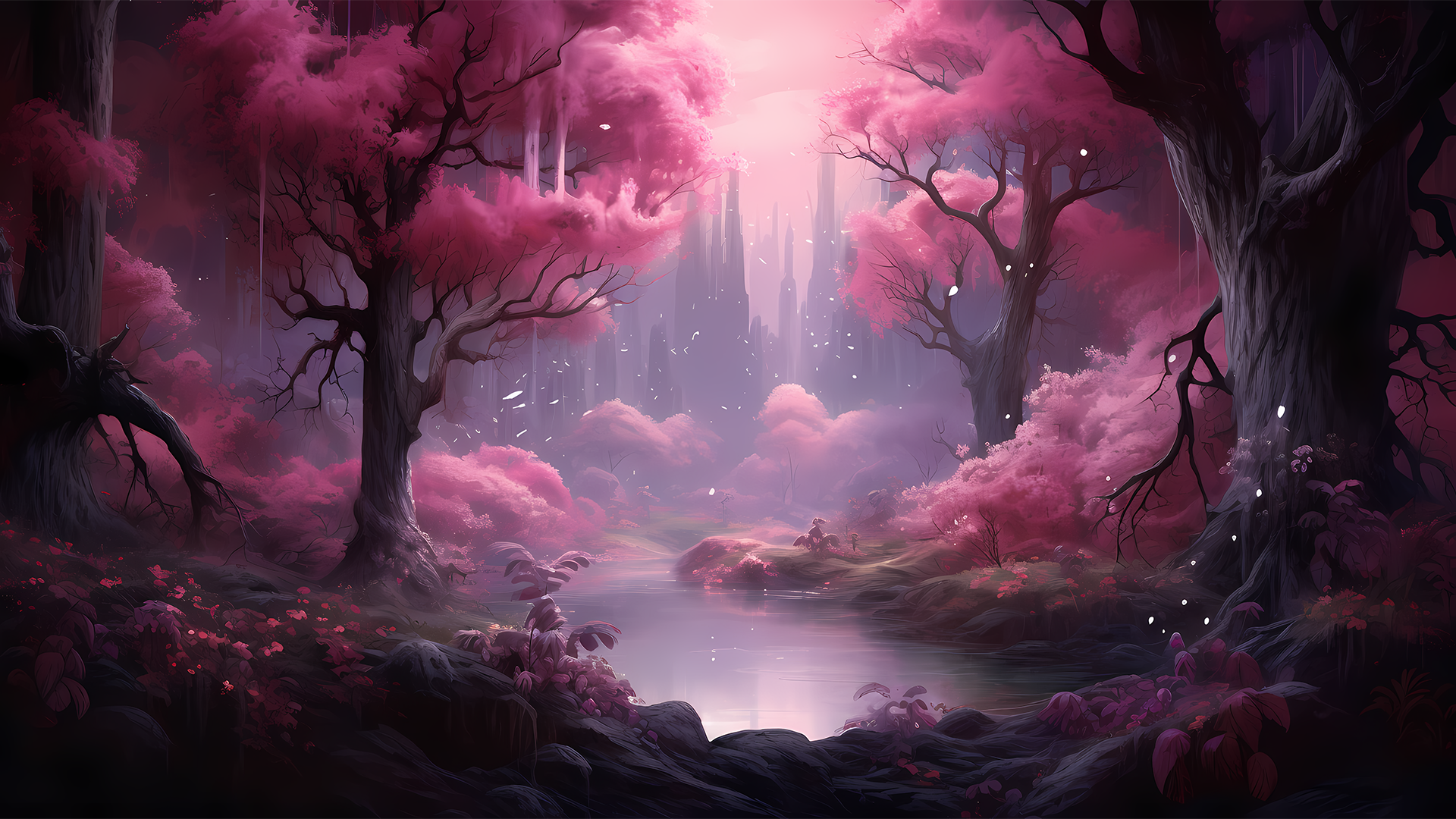 pink forest 1
