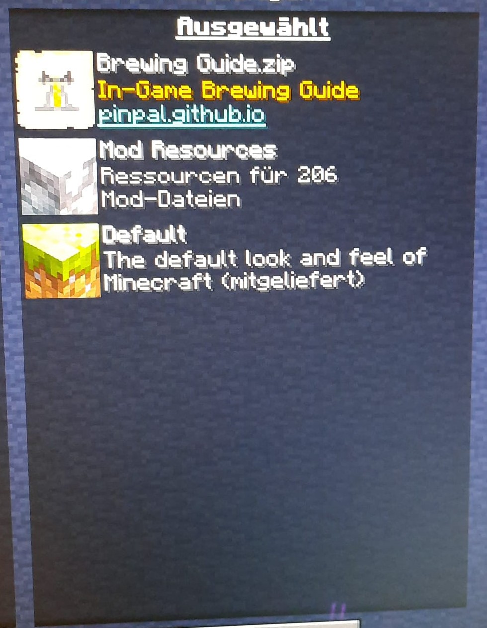 Ressource Pack´s