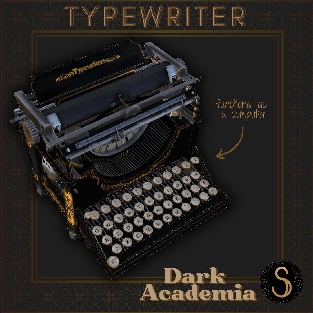Dark Academia (2) - Functional typewriter