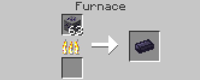 Image showing smelting of enriched obsidian ore.