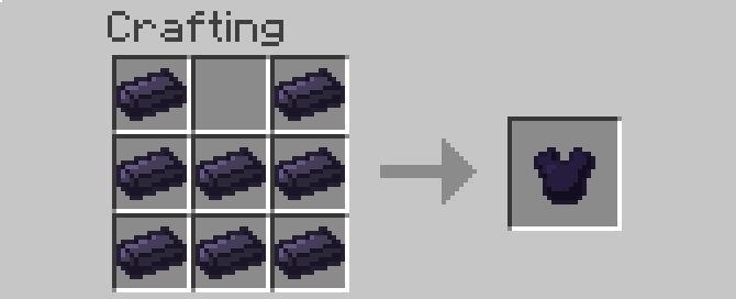 Shows how to craft the armour