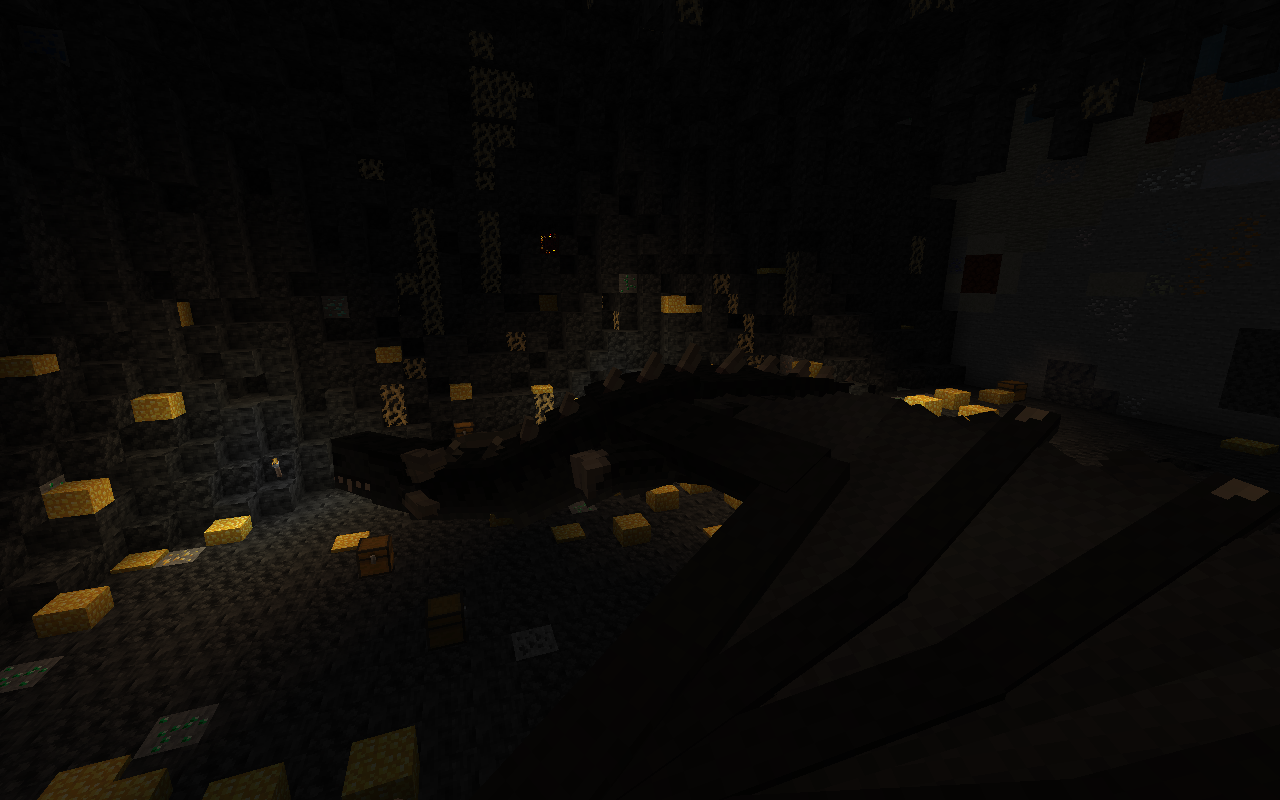 Thumbnail Scary dragon in the darkness