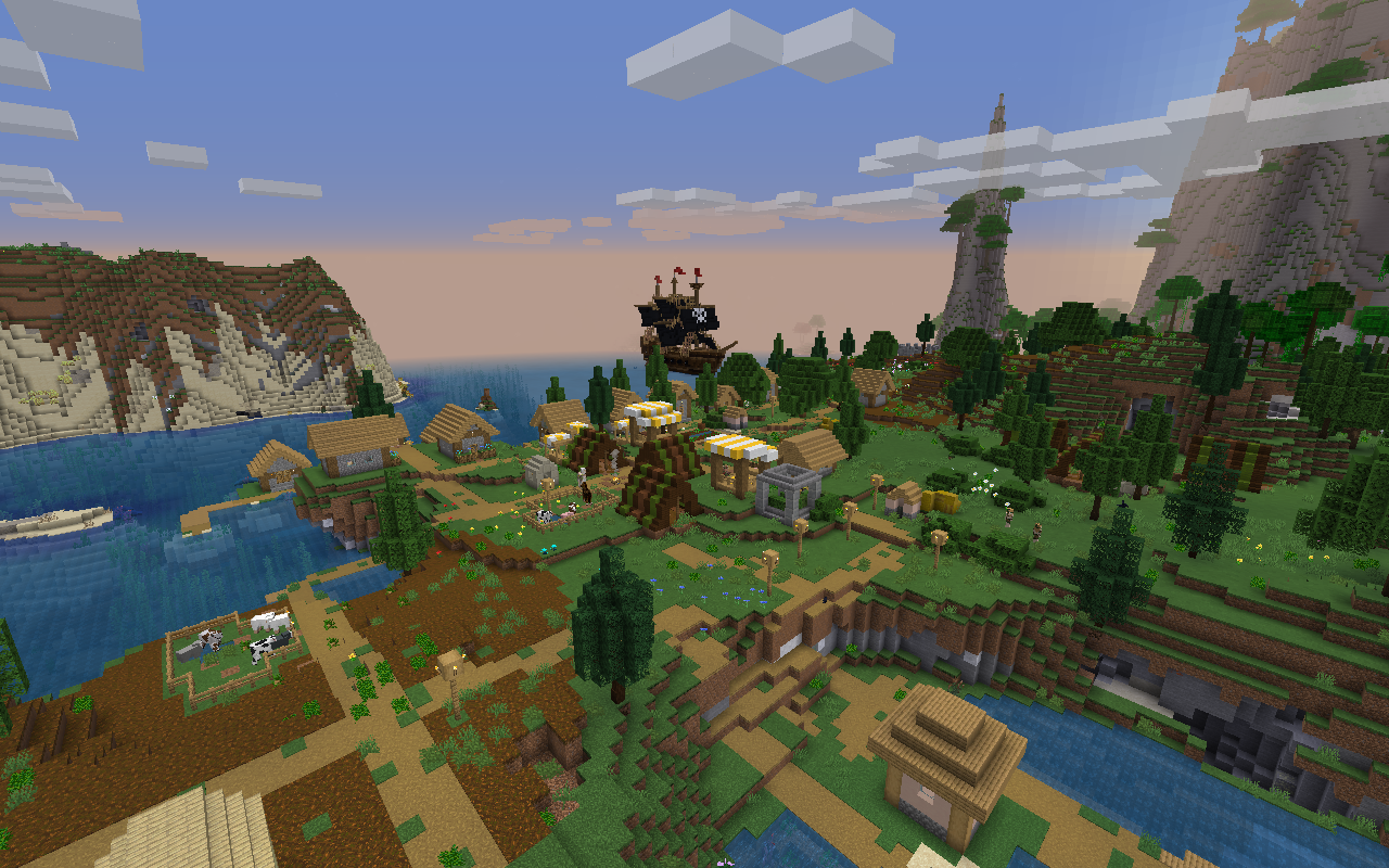 Thumbnail A cool Village next to an Awesome dungeon and some Greek fantasy stuff