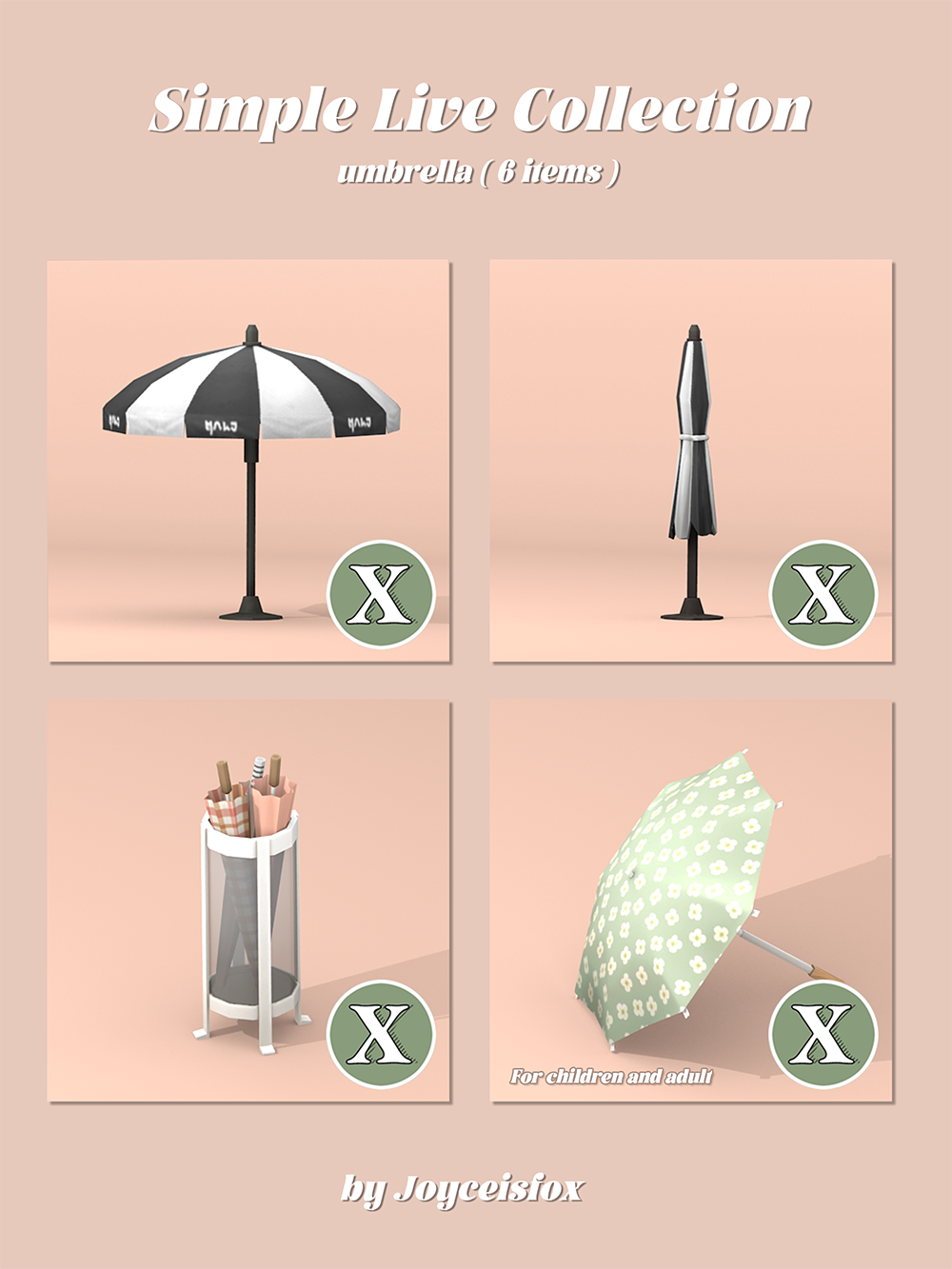 6# Simple Live Collection - Umbrella