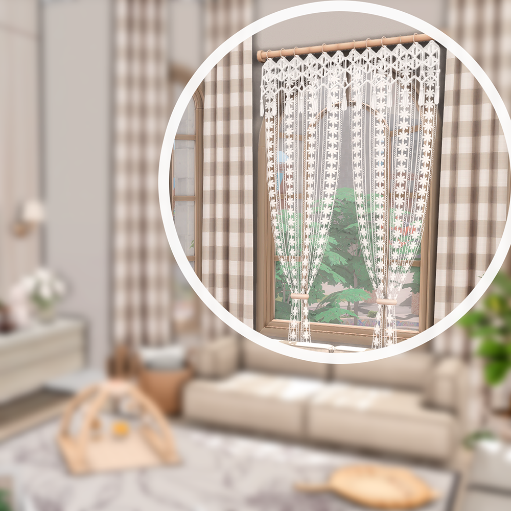 Lace curtains